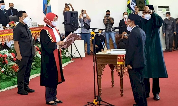 Suprapto Resmi Ketua DPRD Pesawaran, Bupati Dendi: Selamat Pakde