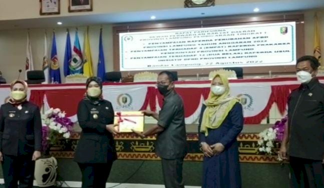 DPRD Lampung Sampaikan 12 Raperda Inisiatif Dewan