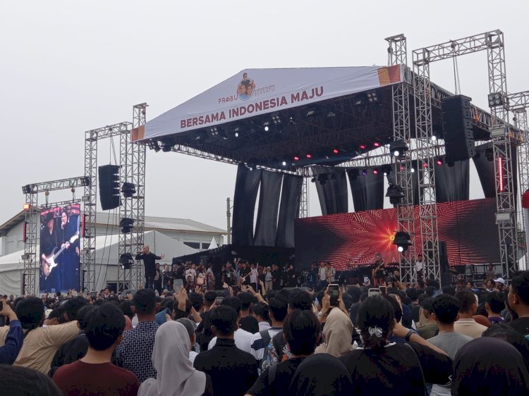 Konser Prabu Bareng Dewa-19 Jadi Pembuka Pemenangan Prabowo-Gibran di Lampung
