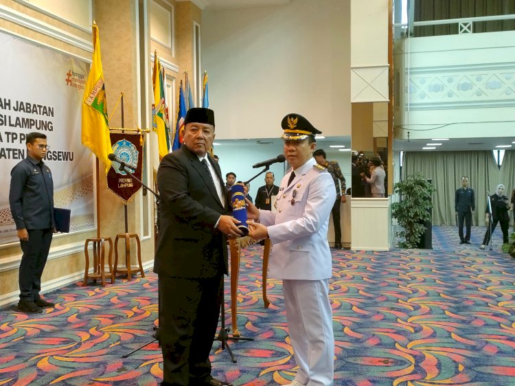 Kepala BPKAD Marindo Kurniawan Resmi Dilantik Jadi PJ Bupati Pringsewu