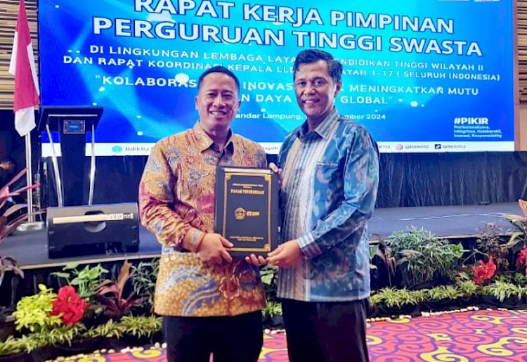 Universitas Teknokrat Raih Penghargaan Peringkat I Kualifikasi Dosen LLDikti Wilayah II