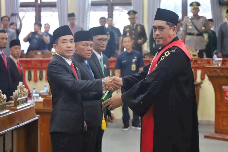 Tiga Pimpinan DPRD Lampung Barat Dilantik, Jafar Sodiq Jadi Wajah Baru dari PKB