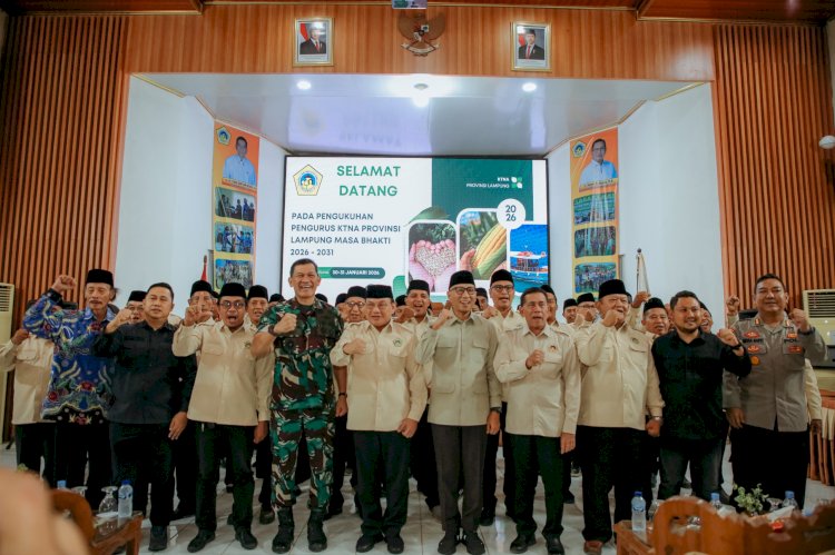 Dipimpin Hanan A Rozak Lagi, Ini Daftar Pengurus KTNA Lampung 2026-2031