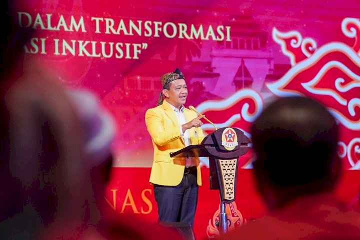 Rakernas SOKSI Tetapkan Dukungan untuk Prabowo dan Minta Bahlil 2 Periode Pimpin Golkar