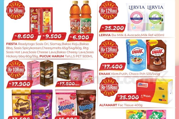 Alfamart Gelar Promo Tebus Murah hingga 31 Mei 2026, Harga Mulai Rp5 Ribu