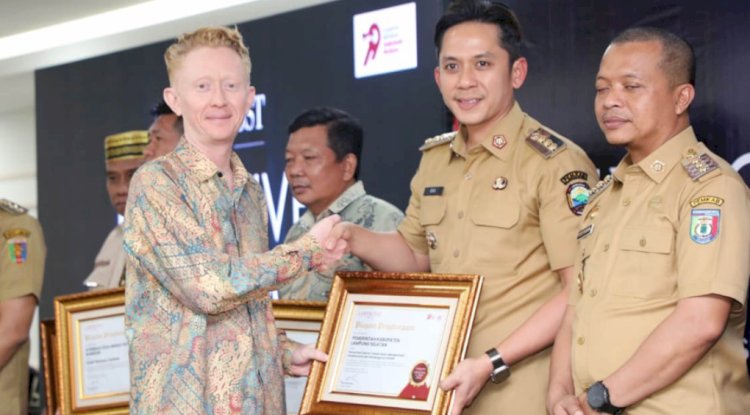 Lampung Selatan Raih Penghargaan Daerah Terbaik Pembentukan Koperasi Merah Putih