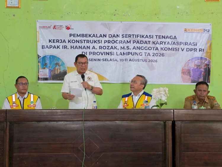 Hanan A Rozak Perkuat Kompetensi P3A Lewat Pelatihan dan Sertifikasi