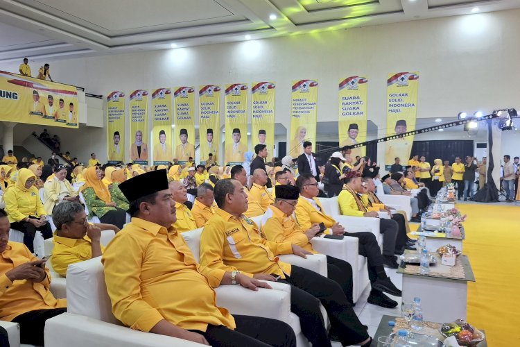 Formatur Buntu, Musda Golkar Bandar Lampung Baru Tetapkan Ketua