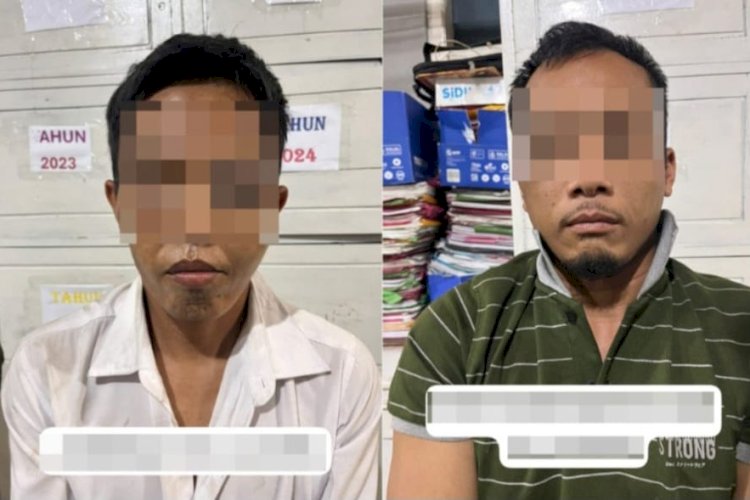 Beraksi di Lima TKP, Dua Terduga Pelaku Begal Dibekuk Polres Way Kanan