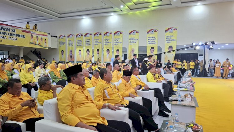 Formatur Buntu, Musda Golkar Bandar Lampung Baru Tetapkan Ketua