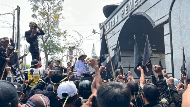 Orasi di Hari Tani, Wahrul Bicara Komitmen Penyelesaian Konflik Agraria