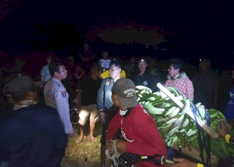 Terduga Pencuri 11 Tandan Pisang Nyaris Dimassa, Polisi Turun Tangan