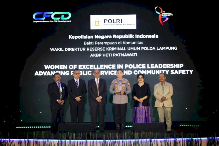 Wadirreskrimum Polda Lampung Masuk Nominasi Perempuan Berbakti Award 2026
