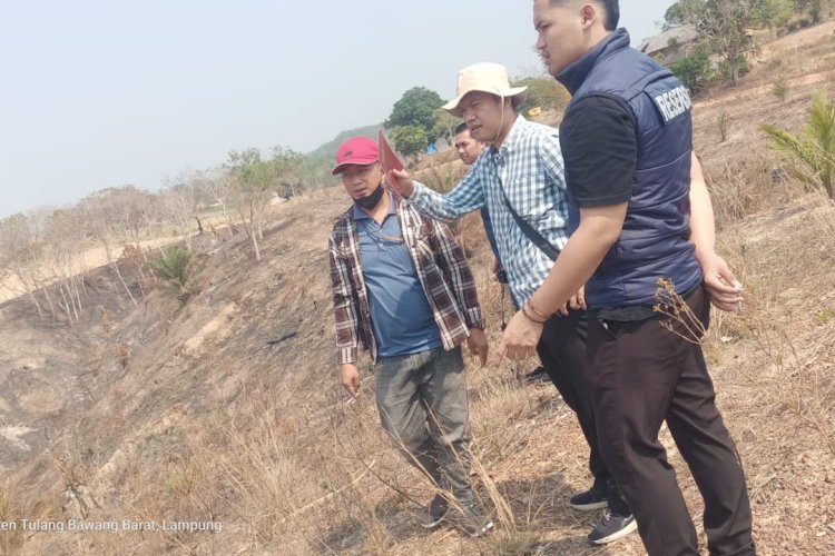 SP2HP Terbit, Polisi Dalami Kebakaran Lahan Sawit Milik Warga Tubaba