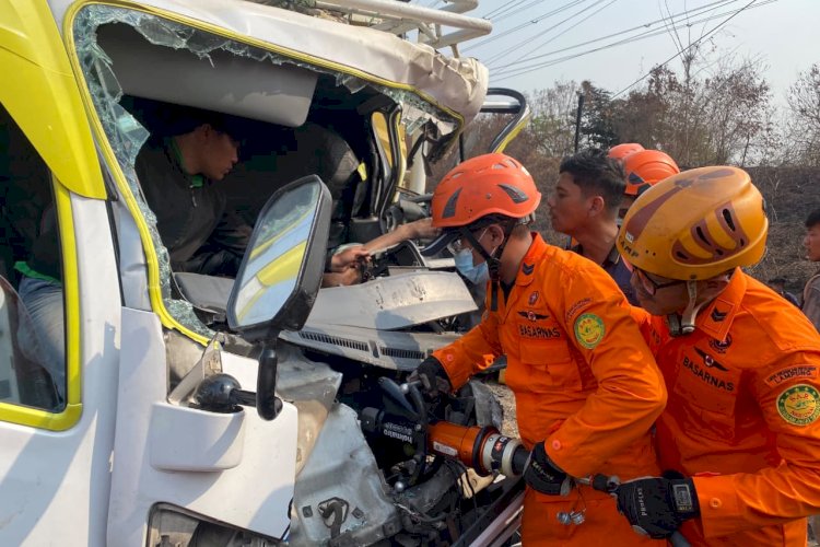 Kecelakaan Beruntun Libatkan 10 Kendaraan di Tulang Bawang, Dua Orang Tewas