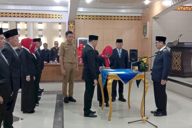 Bupati Lampung Utara Lantik 10 Pejabat Eselon II, Kinerja Dievaluasi Setiap Enam Bulan