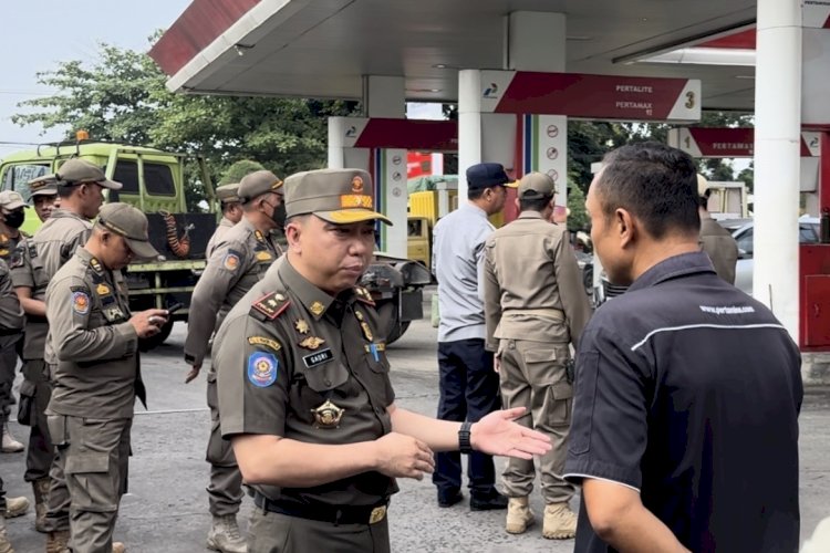Satpol PP Temukan Banyak Truk Luar Daerah Isi Solar Subsidi di Bandar Lampung