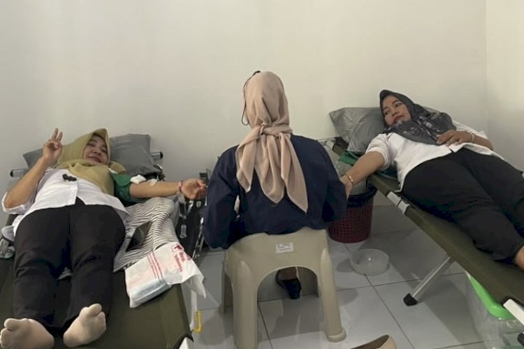 DPC Demokrat Lampung Selatan Gelar Donor Darah dan Aksi Peduli Lingkungan