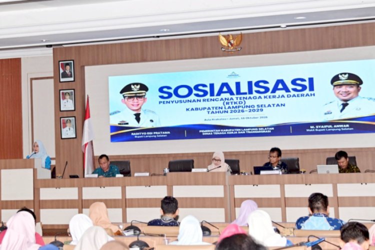 Tekan Pengangguran, Pemkab Lampung Selatan Susun Rencana Tenaga Kerja Daerah