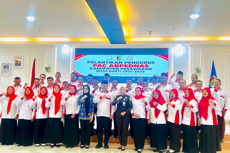 Pertama di Lampung, PAC ABPEDNAS 11 Kecamatan di Pesawaran Resmi Dilantik