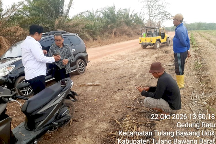 DLH Tubaba Telusuri Keluhan Warga soal Asap dan Kebakaran Kebun Tebu