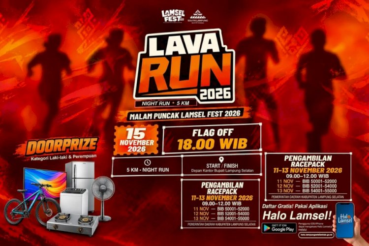 Lava Run 2026 Buka 5.000 Kuota Gratis, Begini Cara Daftarnya