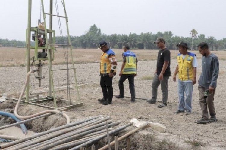 Atasi Kekeringan di Tulang Bawang, Kementerian PU Bangun 10 Sumur Bor