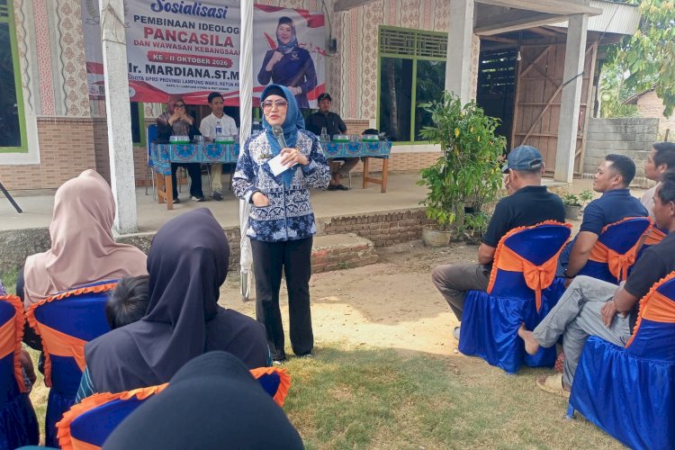 Mardiana Ajak Warga Lampung Utara Jaga Persatuan Lewat Nilai Pancasila