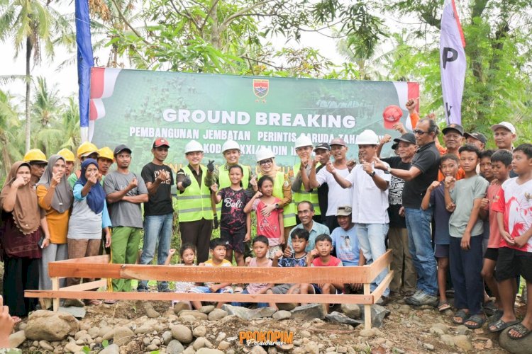 Jembatan Perintis Garuda Mulai Dibangun, Petani Desa Wates Tak Perlu Lagi Memutar Jauh