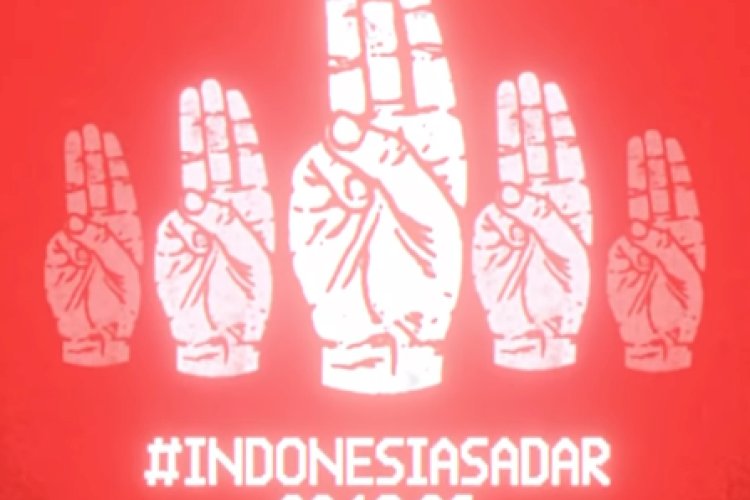 Makna Simbol Tiga Jari yang Digunakan BEM UI dalam Aksi Demonstrasi