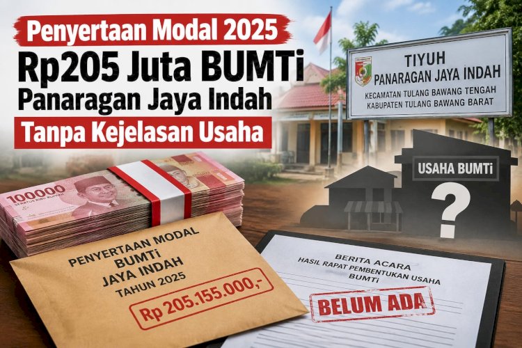 Modal Rp205 Juta BUMTi Jaya Indah Sudah Setahun Disalurkan, Realisasinya Belum Jelas