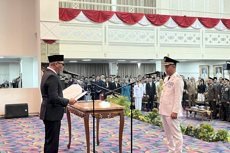Galang Rahman Resmi Dilantik Jadi Wakil Bupati Way Kanan, Termuda di Lampung