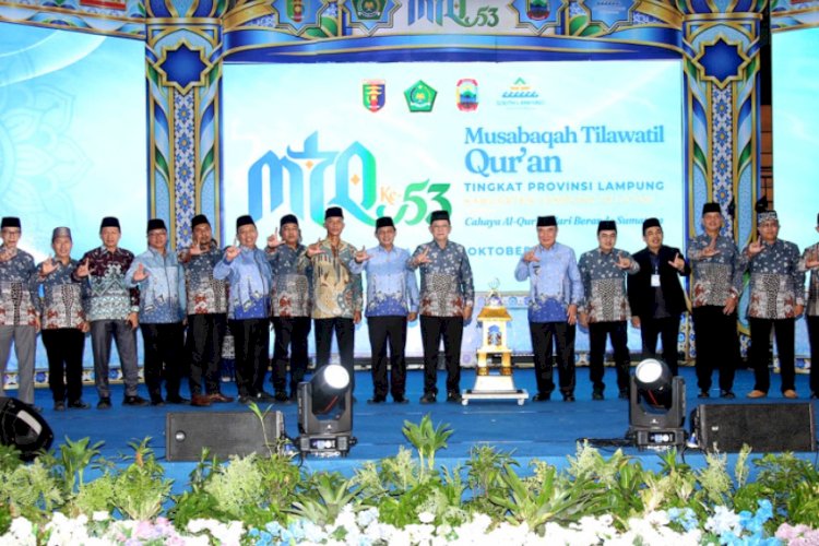 Jadi Tuan Rumah MTQ Lampung 2026, Lampung Selatan Raih Peringkat Ketiga