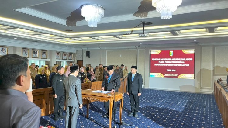 Lukman Pura Kembali Pimpin RSUDAM, Gadriyanto Abung Jadi Kasatpol PP