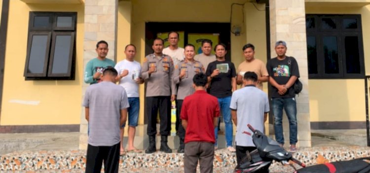 Polisi Tangkap Tiga Terduga Penadah Motor Curian di Tanggamus