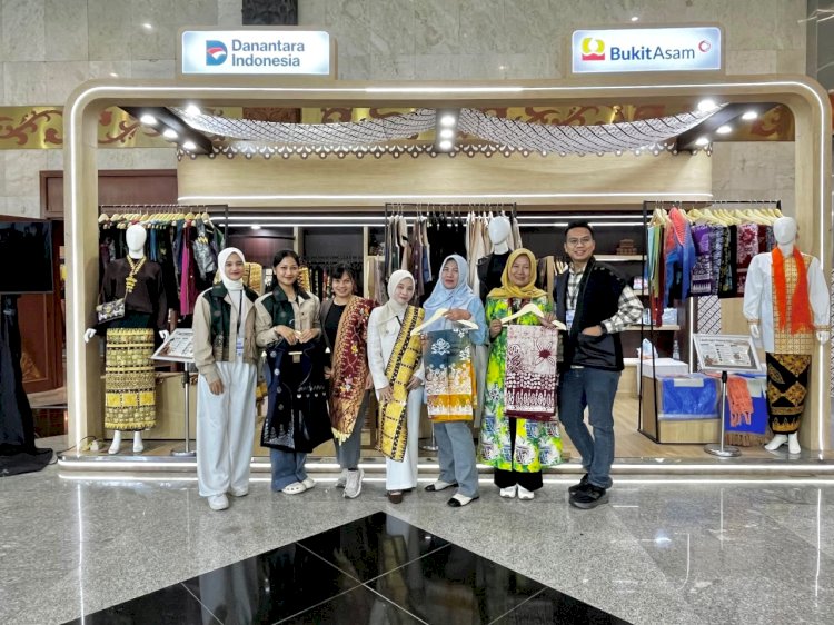 Tapis Lampung Tampil di INACRAFT 2026, PTBA Buka Peluang Pasar Lebih Luas