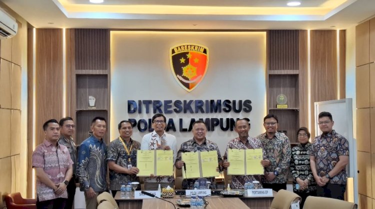 Polda Lampung Gandeng SKK Migas dan Pertamina, Perkuat Penanganan Barang Bukti Minyak Ilegal