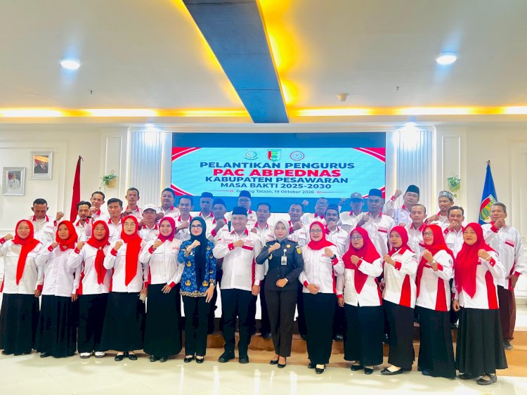 Pertama di Lampung, PAC ABPEDNAS 11 Kecamatan di Pesawaran Resmi Dilantik