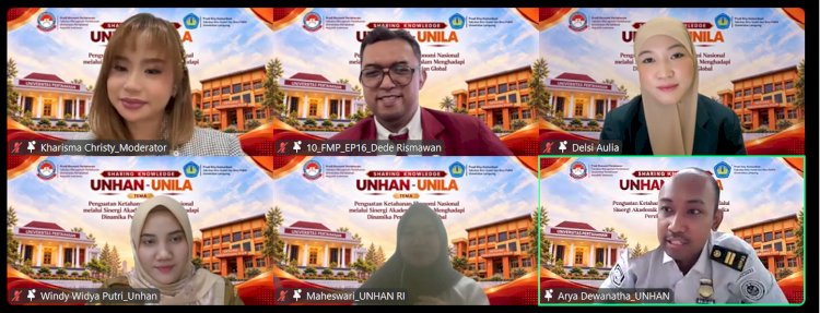 Unhan-Unila Bahas Ketahanan Ekonomi Nasional di Tengah Dinamika Global
