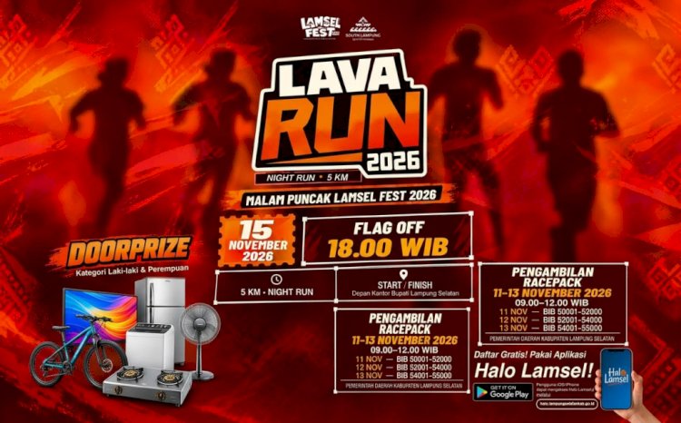 Lava Run 2026 Buka 5.000 Kuota Gratis, Begini Cara Daftarnya