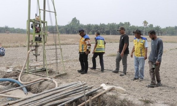 Atasi Kekeringan di Tulang Bawang, Kementerian PU Bangun 10 Sumur Bor