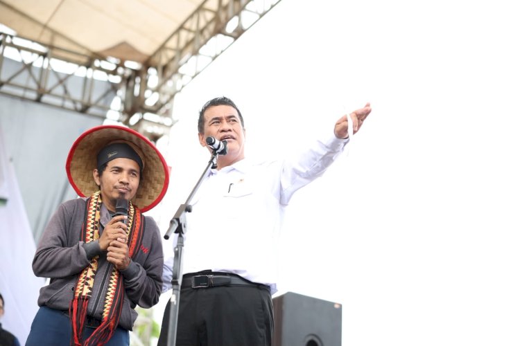 Mentan Amran Klaim Kebijakan Prabowo Dongkrak Harga Singkong di Lampung