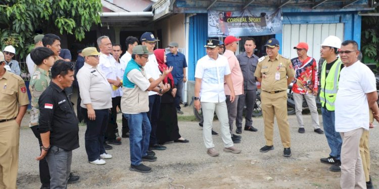 Parosil dan Mukhlis Basri Tinjau Proyek Kotaku di Lampung Barat, Progres 30 Persen
