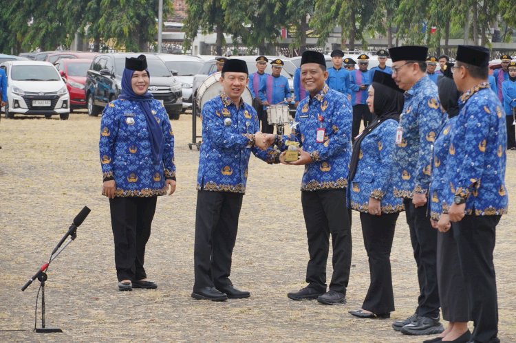 Peringati Sumpah Pemuda ke-98, Pemprov Lampung Serahkan SAKIP Award 2026