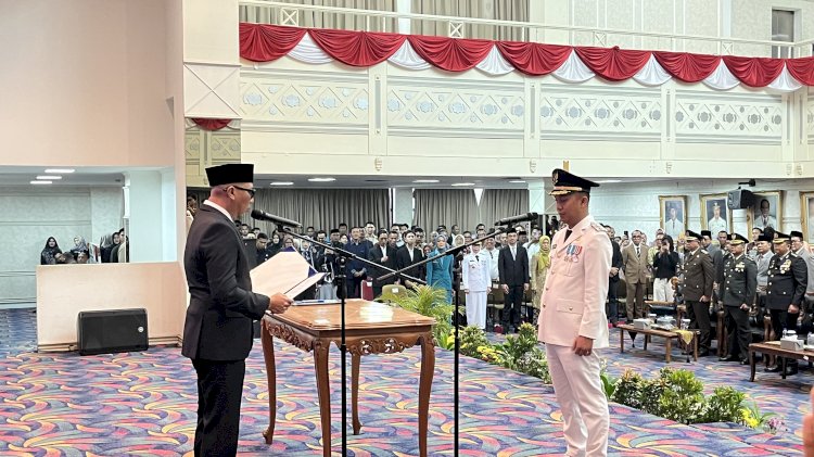 Galang Rahman Resmi Dilantik Jadi Wakil Bupati Way Kanan, Termuda di Lampung
